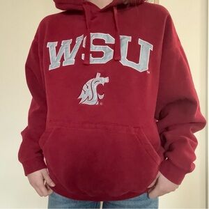 Unisex Campus Drive Red Washington State University college hoodie